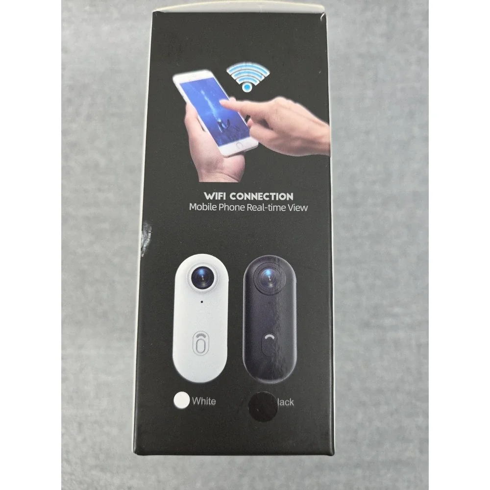 Sports Camera 1080P WiFi Black Portable Back Clip High Definition Recording NEW